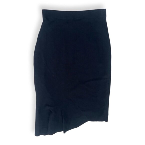 Purificacion Garcia black stretch pencil skirt size S